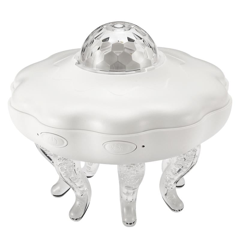 Jellyfish-Shaped Projector Light with Remote Control Timer USB Powered Nightlight for Children'S Rooms Bedroom Decoration ABS PC Pvcrated 5W Power Supply