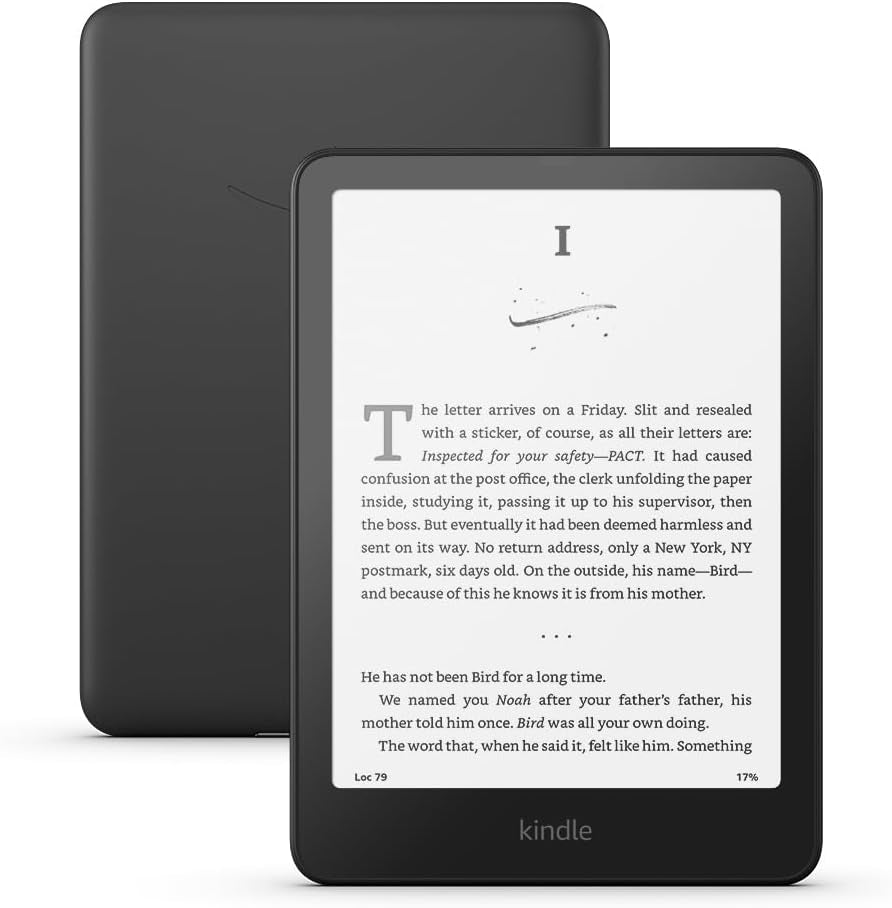 Kindle Paperwhite 16 GB (Newest Model) – Our Fastest Kindle Ever, with New 7" Glare-Free Display, and Weeks of Battery Life – Black