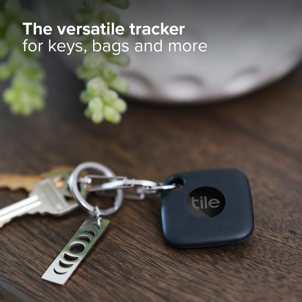 Mate + Lost and Found Labels - Bluetooth Tracker for Keys, Bags and More; QR Scannable Labels for Laptops, Water Bottles, Kids Toys, Headphones and More. Ios and Android Compatible.