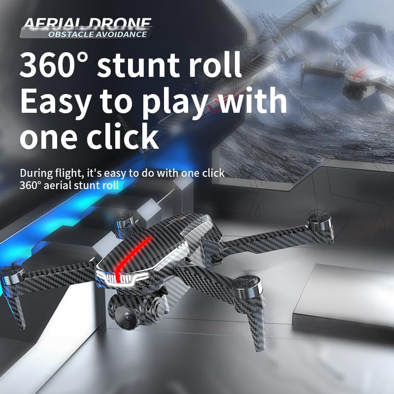 Aerial Drone 2025 C13S Pro with 4K UHD EIS Camera GPS 5G Wifi FPV Brushless Motors Optical Flow Smart Obstacle Avoidance Auto Return 360° Stunt Roll Dual Batteries