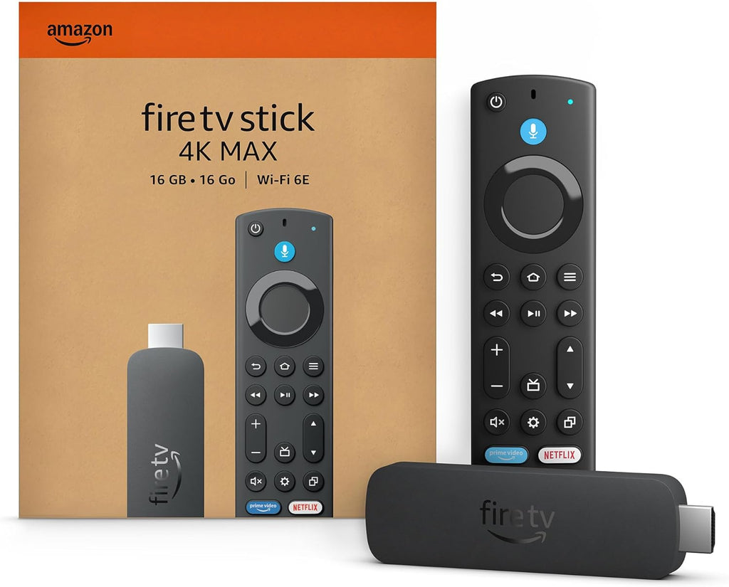 Fire TV Stick 4K Max (Newest Model), Streaming Device, Supports Wi-Fi 6E, Free & Live TV without Cable or Satellite