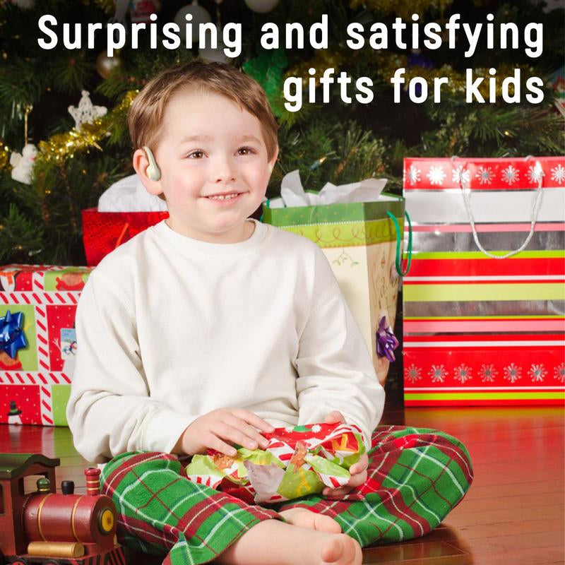 Ancwear Active Kids Bluetooth 5.3 Open-Ear Headset : Safe for Everyday Use, Electronic Earphones with Audio, Durable Design, Stereo Earbuds with Charging Case Portable Streaming Open Headphones Mini Bluetooth