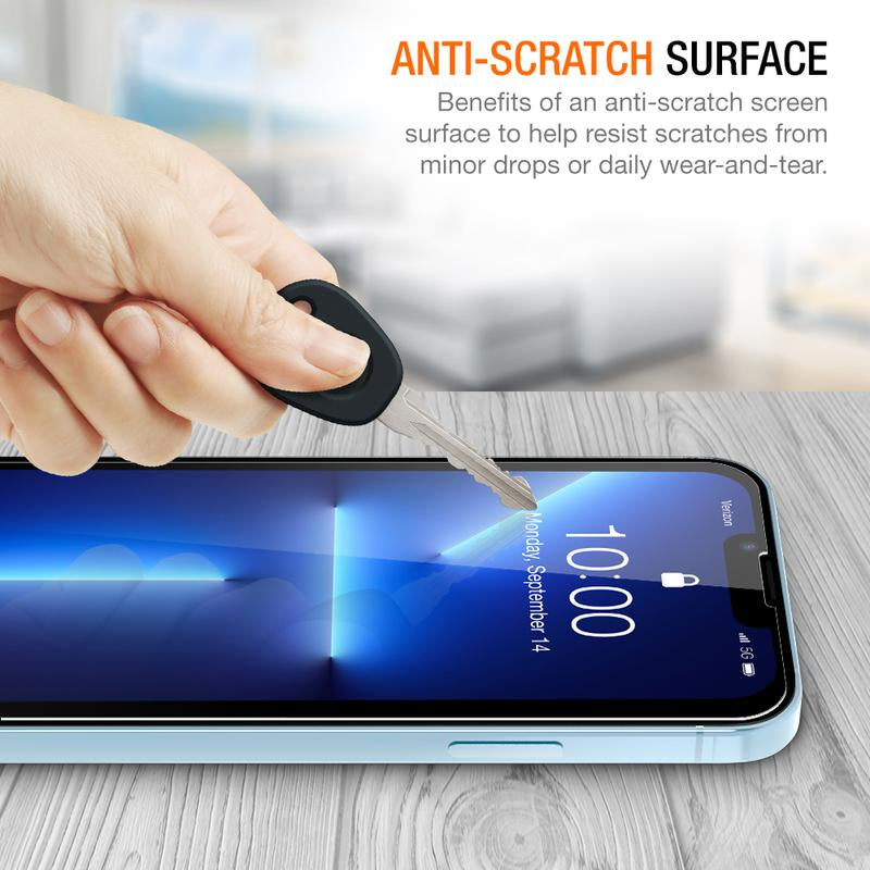 Trianium Tempered Glass Screen Protector Compatible for Iphone 13 Pro Max (2021), 3 Pack HD Glass 9H Film Accessories Handheld