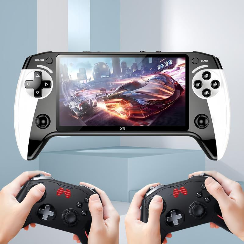 X9 Handheld Game Console with 5.5-Inch Screen, Supports Emulators, Ultra-Hd Display, Perfect for Retro Games & Home Entertainment