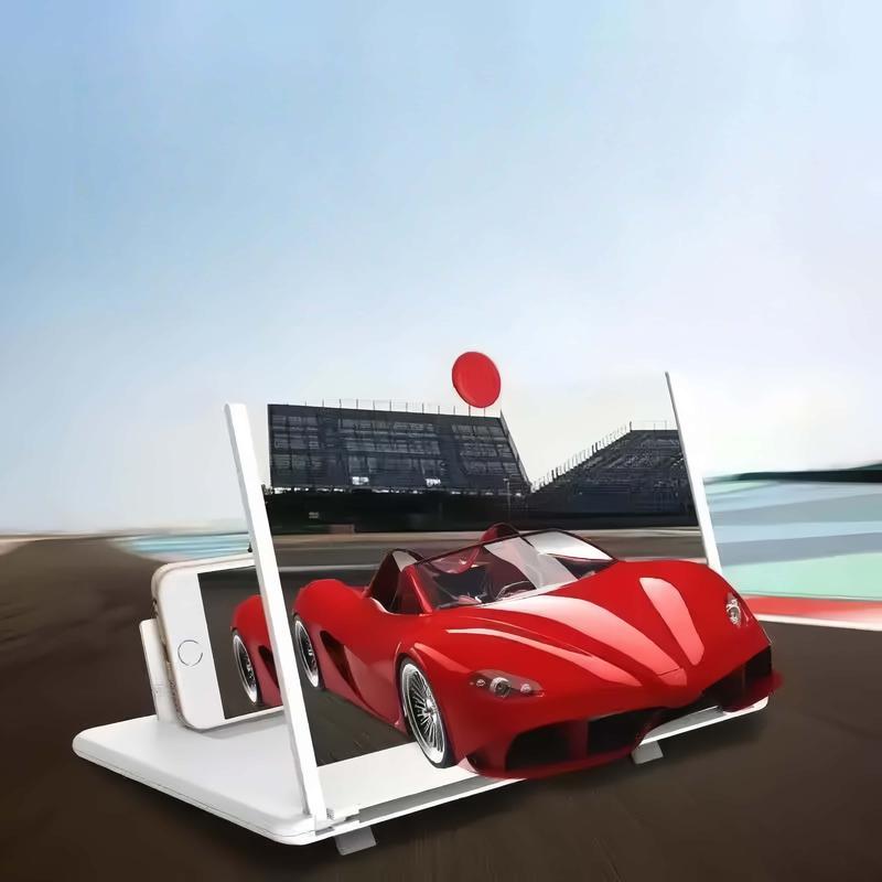 12"Mobile Phone Magnifier - Ultra-Hd Screen Magnifier for Easy TV Viewing Orientation for Landscapes Use Eye Protection Full-Screen Mobile Phone Magnification