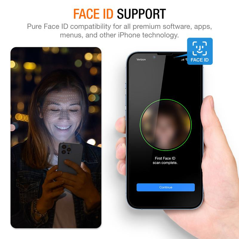 Trianium Tempered Glass Screen Protector Compatible for Iphone 13 Pro Max (2021), 3 Pack HD Glass 9H Film Accessories Handheld